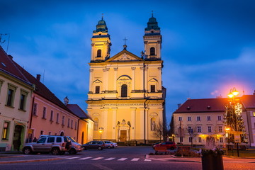 Naklejka na ściany i meble Church of the Assumption of the Virgin Mary. Valtice. South Moravian region, Czech republic, Europe.