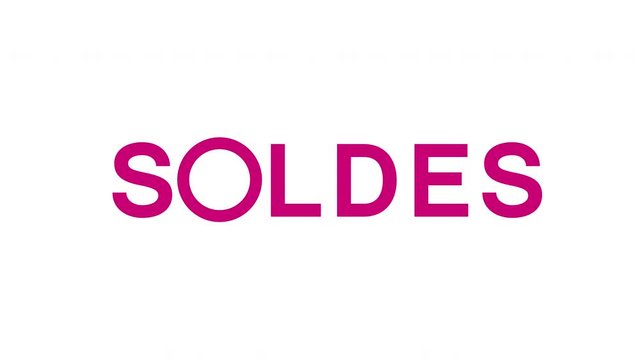 soldes illustration vecteur- animation clip 4K