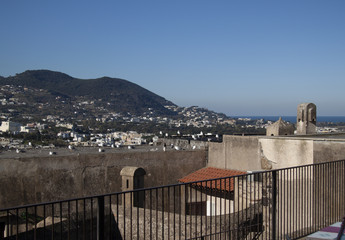 isola di Ischia paese Ischia vista dal Castello Aragonese 