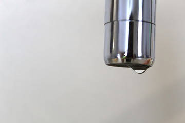 Tea mugs stand upside down after washing dishes in the dryer