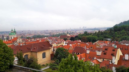 Fototapeta na wymiar view of the city of prague czech republic