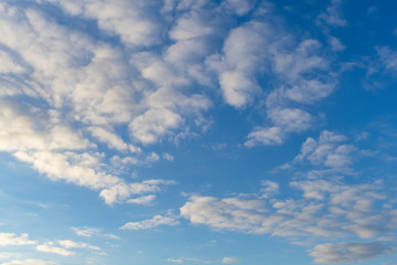 Obraz premium blue sky with white clouds