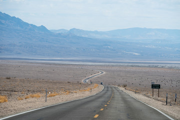 Drive through Death Valley