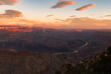 Fototapeta na wymiar Sunrise in Grand Canyon