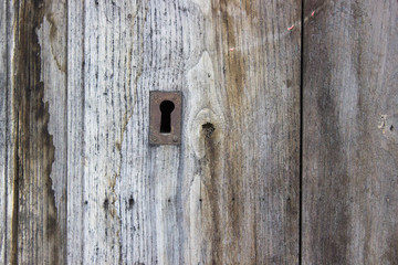 wooden old door, retro background