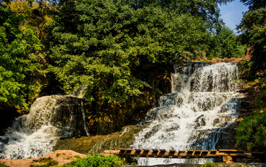 Obraz premium a big waterfall