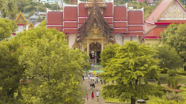 Time-lapse Wat Chalong in Phuket