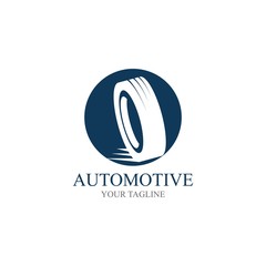 Fototapeta premium Tire vector icon illustration design template