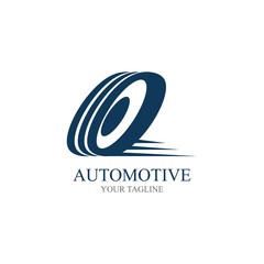 Fototapeta premium Tire vector icon illustration design template