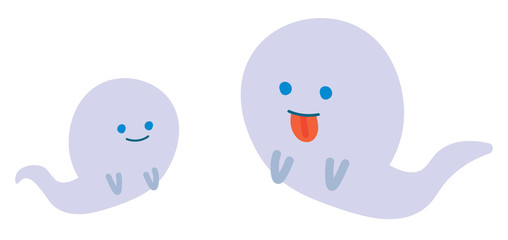 10月　おばけのイラスト