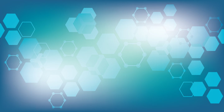 Abstract Hexagonal Background. Vector. Abstract hexagonal shapes
