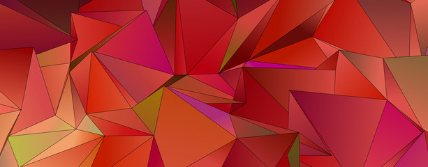 Naklejka premium Triangular 3d, modern background