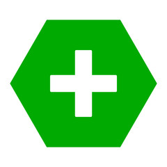 Obraz premium Plus und Sechseck