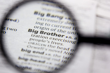 Word or phrase Big Brother in a dictionary.