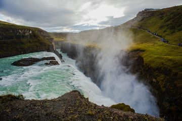Gullfoss Waterfall in Iceland