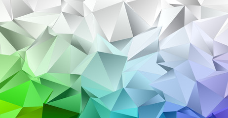 Obraz premium Abstract Low-Poly background. triangulated texture. Design 3d. Polygonal geometrical pattern. Triangular modern style