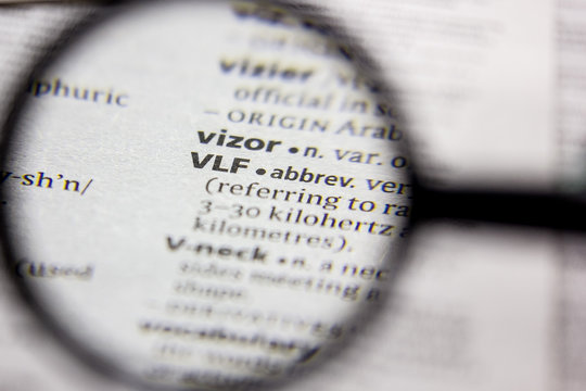 Word or phrase VLF in a dictionary.