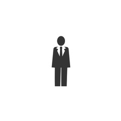 business man icon vector illustration for graphic design and websites