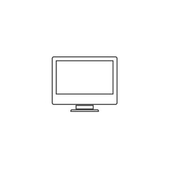 monitor icon vector illustration for graphic design and websites
