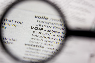 Word or phrase VOIP in a dictionary.
