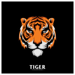 Head Tiger logo Design Vector, Creative design, Template, illustration