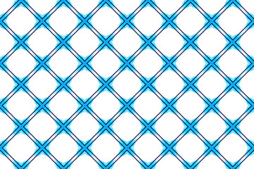 Naklejka premium Watercolor seamless geometric pattern design illustration. Background texture. In blue, black, white colors.