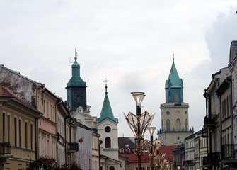 Naklejka premium Lublin in December 2019