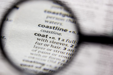 Word or phrase Coat in a dictionary.