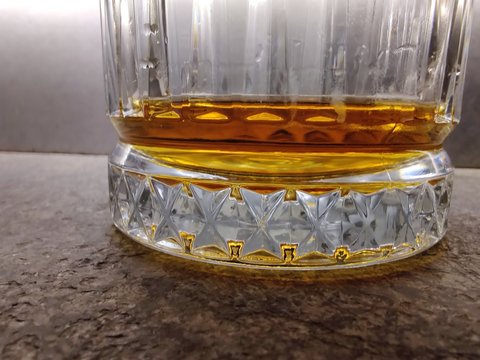 Whisky Glass From Above