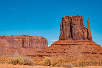 Landscape of Monument valley. Navajo tribal park, USA.