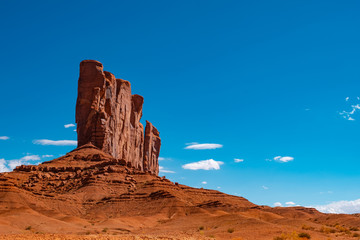 Fototapeta premium Landscape of Monument valley. Navajo tribal park, USA.