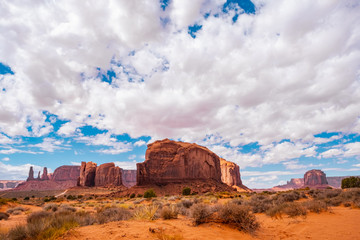 Landscape of Monument valley. Navajo tribal park, USA.