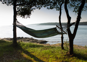 Hammock on the sea