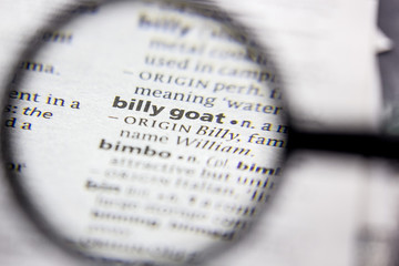 Word or phrase Billy goat in a dictionary.