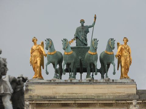 le quadrige des Chevaux de Saint-Marc paris