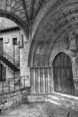 entrance to the church