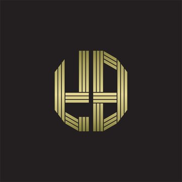 recommend clip art: YB Logo monogram outline style linked isolated with gold colors