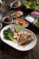 fabulous cooked fish and appetizers