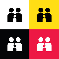 Family icon illustration isolated vector symbol symbol