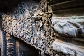 Ancient Artistry: A Stone Symphony, Ta Prohm, Angkor Wat, Cambodia