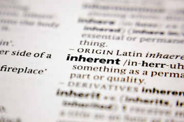 Fototapeta premium Word or phrase inherent in a dictionary.