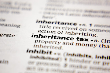 Word or phrase inheritance tax in a dictionary.
