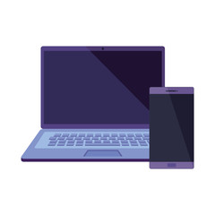 laptop computer with smartphone design