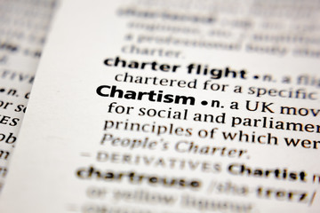 Word or phrase Chartism in a dictionary.