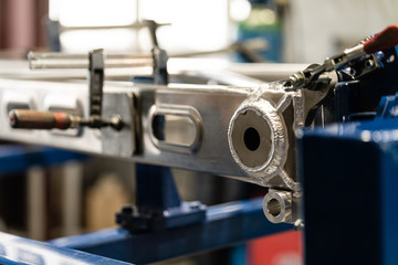 Werkzeug, Schweissen, Aluminiumrohre, Schweissnaht, Metallverarbeitung, Traverse, Bühnentechnik