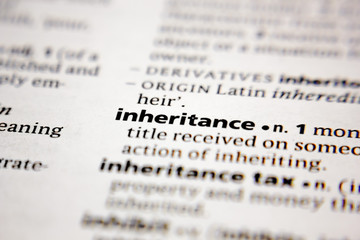 Word or phrase inheritance in a dictionary.