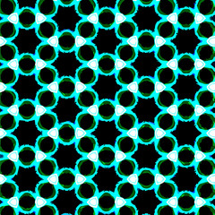 Seamless vector pattern in ornamental style. Geometric desing texture for gift.