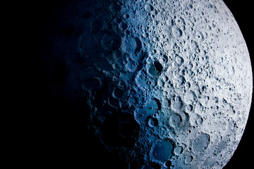 close up full moon