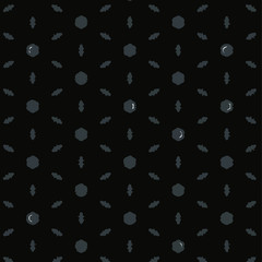 Seamless vector pattern in ornamental style. Geometric desing texture for gift.