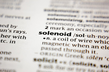 Word or phrase solenoid in a dictionary.